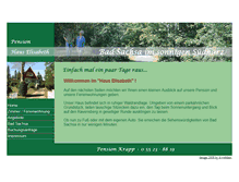 Tablet Screenshot of haus-elisabeth-harz.de